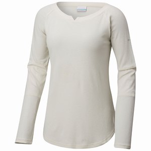 Columbia Ropa Casual Fall Pine™ Washed Crew Mujer Blancos (038WKBPLO)